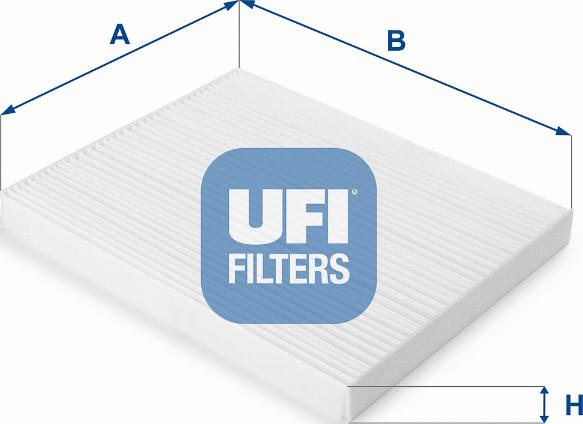 UFI 53.191.00 - Филтър купе (поленов филтър) vvparts.bg