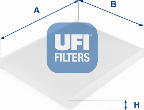 UFI 53.149.00 - Филтър купе (поленов филтър) vvparts.bg