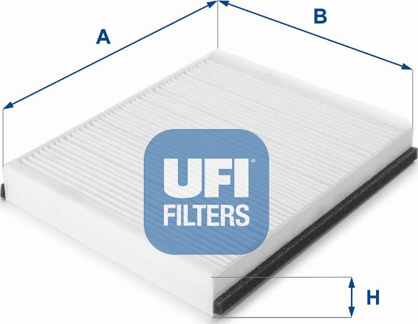 UFI 53.159.00 - Филтър купе (поленов филтър) vvparts.bg