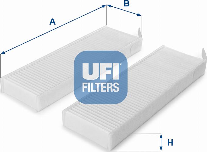 UFI 53.154.00 - Филтър купе (поленов филтър) vvparts.bg