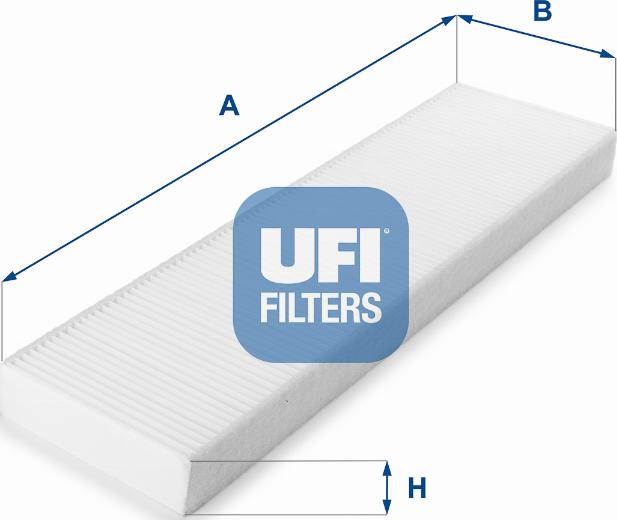 UFI 53.156.00 - Филтър купе (поленов филтър) vvparts.bg