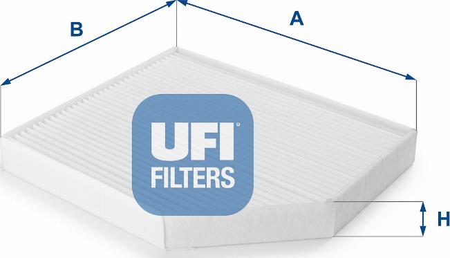 UFI 53.153.00 - Филтър купе (поленов филтър) vvparts.bg