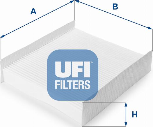 UFI 53.157.00 - Филтър купе (поленов филтър) vvparts.bg