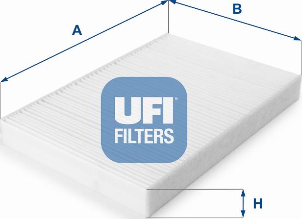 UFI 53.161.00 - Филтър купе (поленов филтър) vvparts.bg