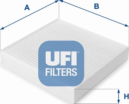 UFI 53.109.00 - Филтър купе (поленов филтър) vvparts.bg