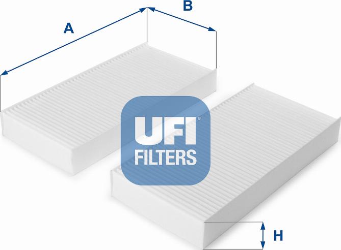 UFI 53.108.00 - Филтър купе (поленов филтър) vvparts.bg