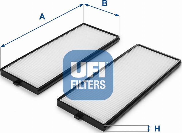 UFI 53.119.00 - Филтър купе (поленов филтър) vvparts.bg