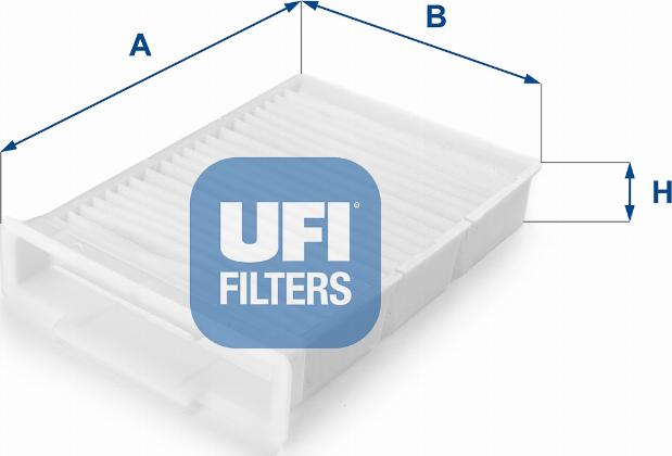 UFI 53.132.00 - Филтър купе (поленов филтър) vvparts.bg