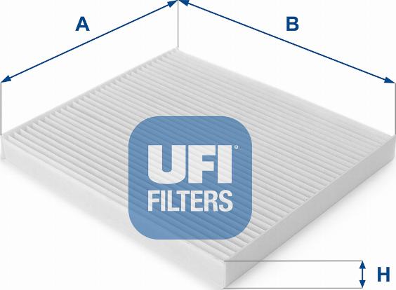 UFI 53.125.00 - Филтър купе (поленов филтър) vvparts.bg