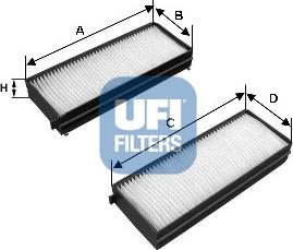 UFI 53.201.00 - Филтър купе (поленов филтър) vvparts.bg