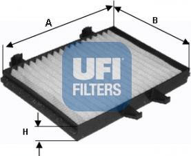 UFI 53.128.00 - Филтър купе (поленов филтър) vvparts.bg