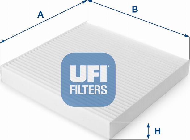 UFI 53.123.00 - Филтър купе (поленов филтър) vvparts.bg