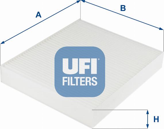 UFI 53.254.00 - Филтър купе (поленов филтър) vvparts.bg