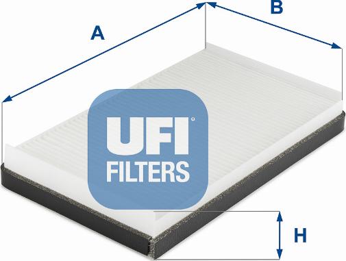 UFI 53.250.00 - Филтър купе (поленов филтър) vvparts.bg