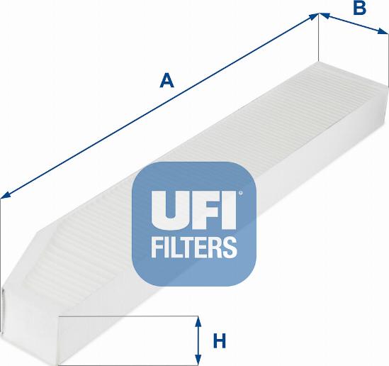 UFI 53.257.00 - Филтър купе (поленов филтър) vvparts.bg