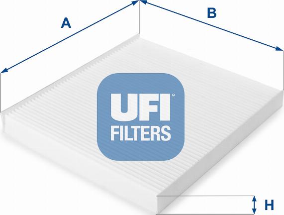 UFI 53.209.00 - Филтър купе (поленов филтър) vvparts.bg