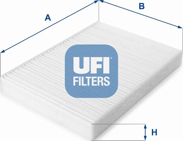 UFI 53.206.00 - Филтър купе (поленов филтър) vvparts.bg