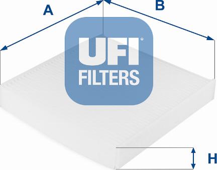 UFI 53.210.00 - Филтър купе (поленов филтър) vvparts.bg