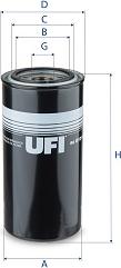 UFI 86.010.00 - Филтър, работна хидравлика vvparts.bg