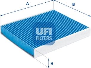 UFI 34.199.00 - Филтър купе (поленов филтър) vvparts.bg