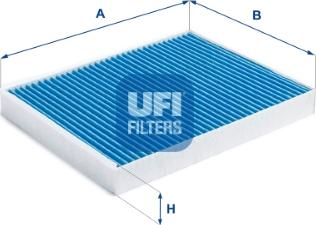 UFI 34.148.00 - Филтър купе (поленов филтър) vvparts.bg