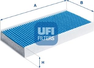 UFI 34.142.00 - Филтър купе (поленов филтър) vvparts.bg