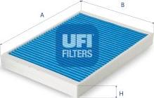 UFI 34.159.00 - Филтър купе (поленов филтър) vvparts.bg