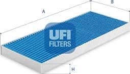 UFI 34.156.00 - Филтър купе (поленов филтър) vvparts.bg