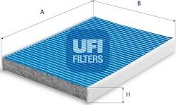 UFI 34.166.00 - Филтър купе (поленов филтър) vvparts.bg