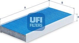 UFI 34.160.00 - Филтър купе (поленов филтър) vvparts.bg