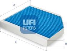 UFI 34.168.00 - Филтър купе (поленов филтър) vvparts.bg