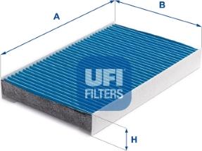 UFI 34.111.00 - Филтър купе (поленов филтър) vvparts.bg