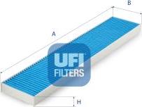 UFI 34.118.00 - Филтър купе (поленов филтър) vvparts.bg