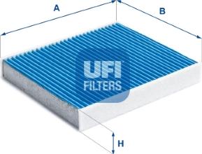 UFI 34.136.00 - Филтър купе (поленов филтър) vvparts.bg