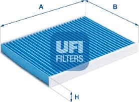 UFI 34.170.00 - Филтър купе (поленов филтър) vvparts.bg