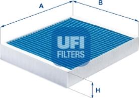 UFI 34.178.00 - Филтър купе (поленов филтър) vvparts.bg