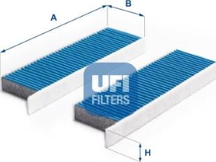 UFI 34.172.00 - Филтър купе (поленов филтър) vvparts.bg