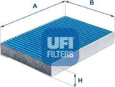 UFI 34.245.00 - Филтър купе (поленов филтър) vvparts.bg