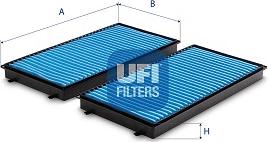 UFI 34.240.00 - Филтър купе (поленов филтър) vvparts.bg