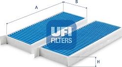 UFI 34.254.00 - Филтър купе (поленов филтър) vvparts.bg