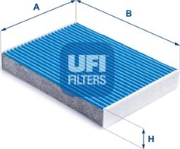 UFI 34.257.00 - Филтър купе (поленов филтър) vvparts.bg