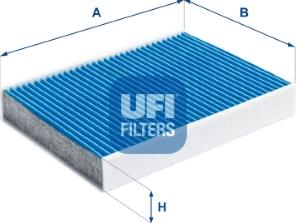 UFI 34.234.00 - Филтър купе (поленов филтър) vvparts.bg