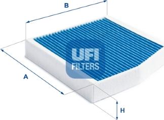 UFI 34.236.00 - Филтър купе (поленов филтър) vvparts.bg