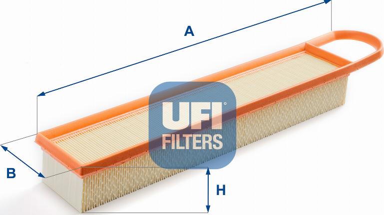 UFI 30.400.00 - Въздушен филтър vvparts.bg