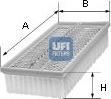 UFI 30.961.00 - Въздушен филтър vvparts.bg