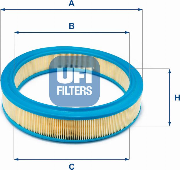 UFI 30.145.01 - Въздушен филтър vvparts.bg