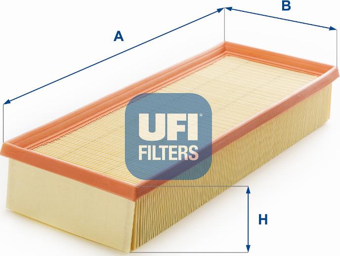 UFI 30.161.00 - Въздушен филтър vvparts.bg