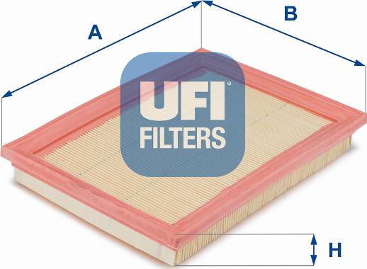 UFI 30.168.00 - Въздушен филтър vvparts.bg