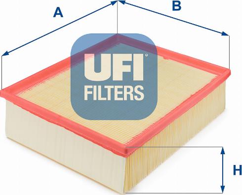 UFI 30.162.00 - Въздушен филтър vvparts.bg