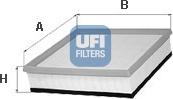 UFI 30.193.00 - Въздушен филтър vvparts.bg